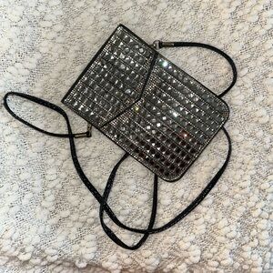 Elegant Black and Silver Women's Bag